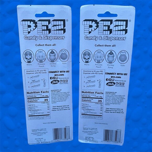 New Sealed PEZ: Super Mario Twin Pack & Single Mario & Luigi Bundle - Picture 5 of 5